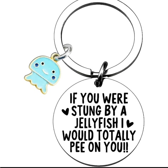 NEW Funny Jellyfish Keychain Accessory - Picture 2 of 6